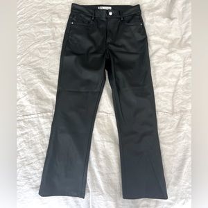 Zara Faux Leather Pants Size 4
